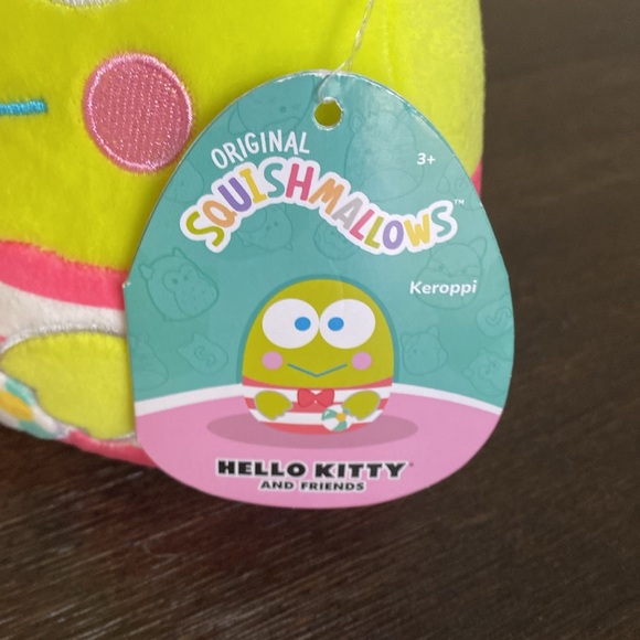 6.5” Keroppi Pool Squad Squishmallow - NEW WITH TAGS! sanrio hello kitty - Picture 3 of 6